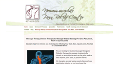 Desktop Screenshot of ihelpbackpain.com